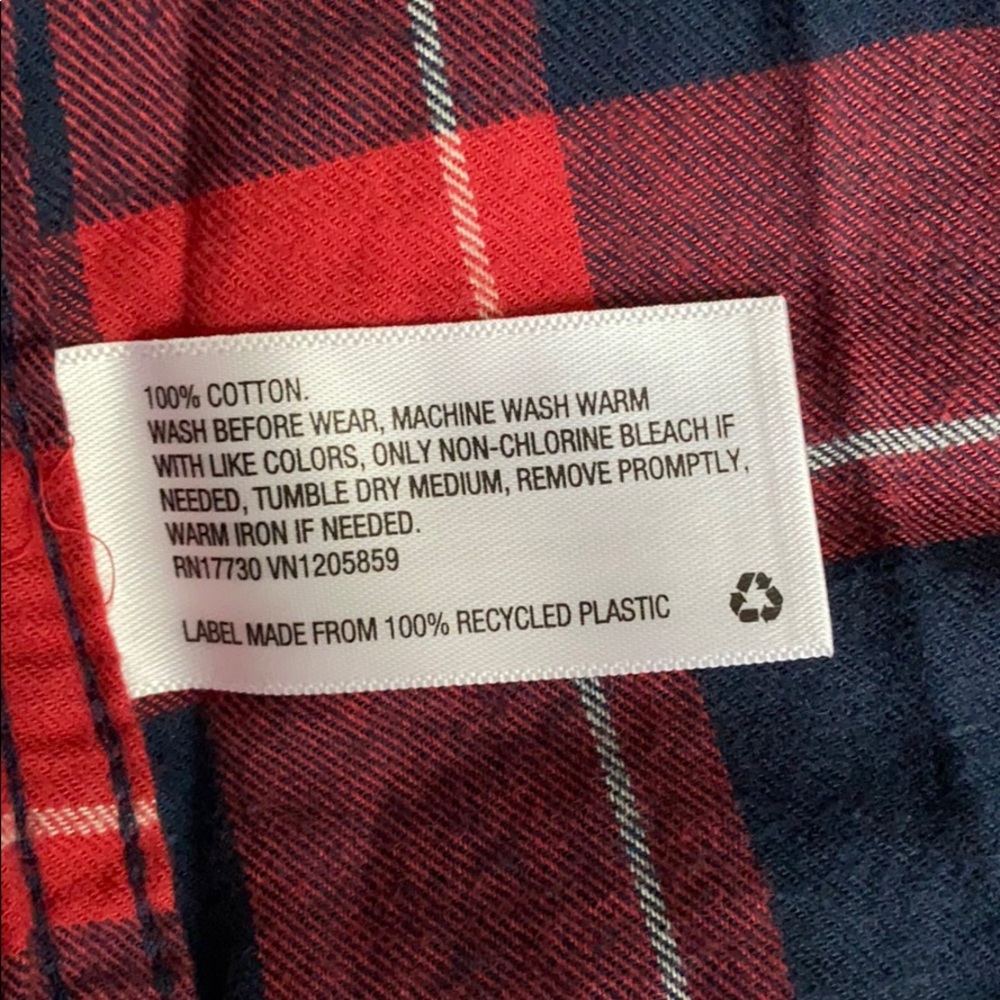 🎁Good fellow plaid flannel shirt - Picture 3 of 4